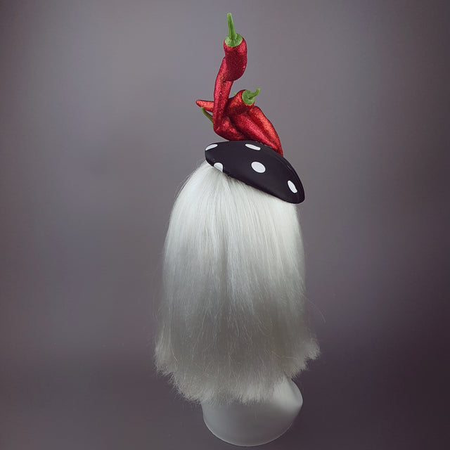 "Some Like It Hot" Chilli & Polka-Dot Hat