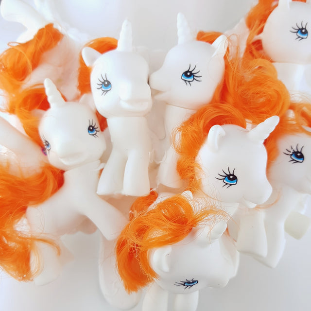 "Mes Petits Chavaux" White Pony Neckpiece