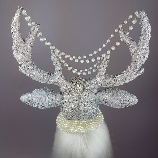 "Out of the Mist" Jewel encrusted Stag Hat