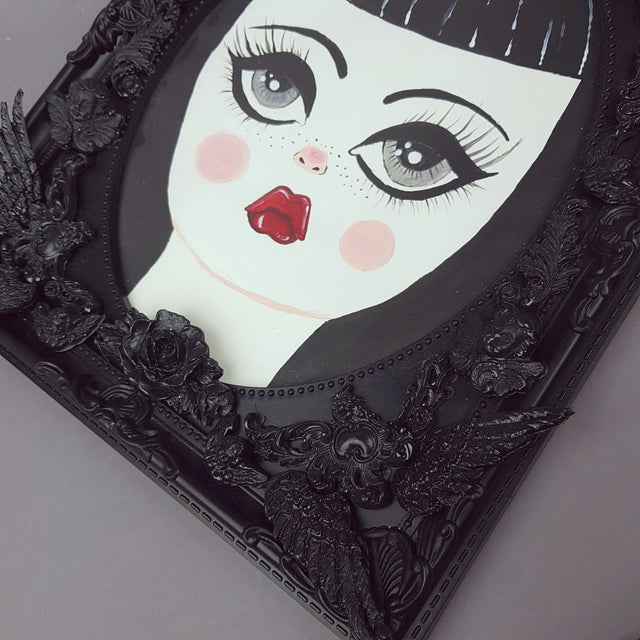 "Aurora" Gothic Doll Framed Art