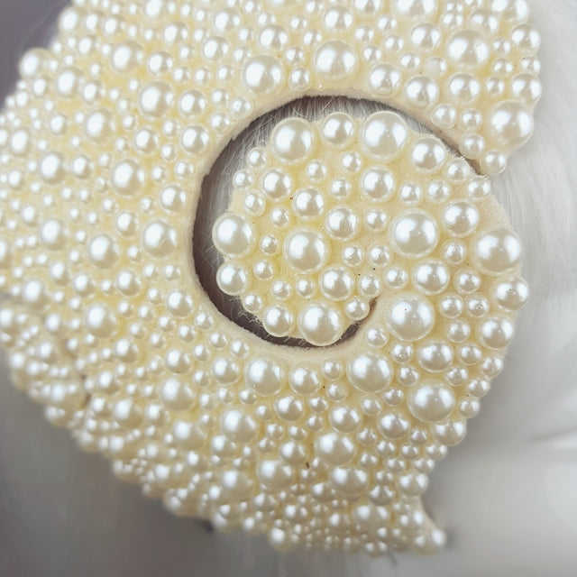 "Pearly Bubbles" Vintage Fascinator