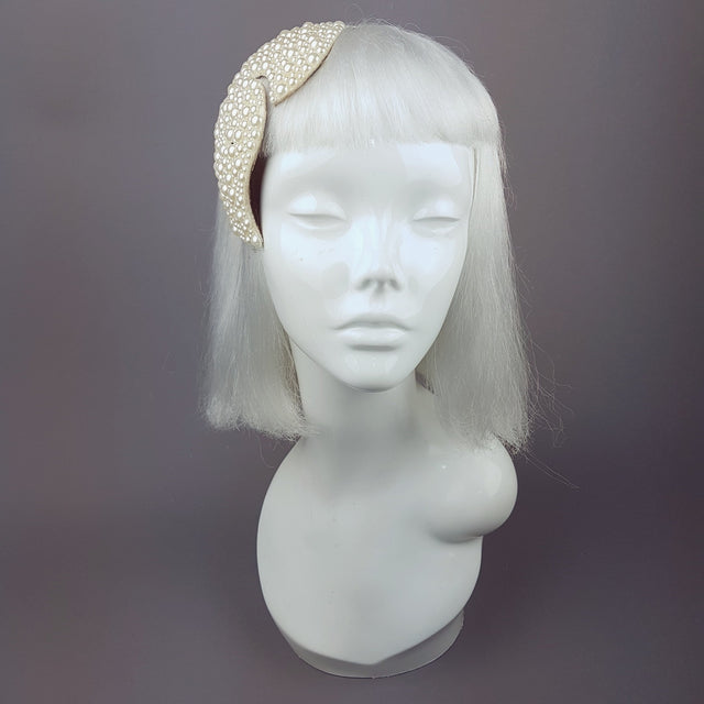 "Pearly Bubbles" Vintage Fascinator