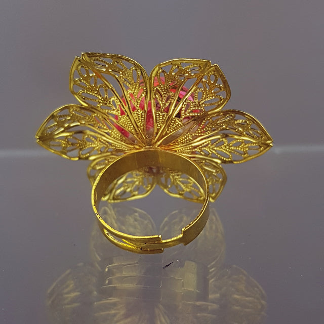 "Pixie" Big Eyed DollFace Ring