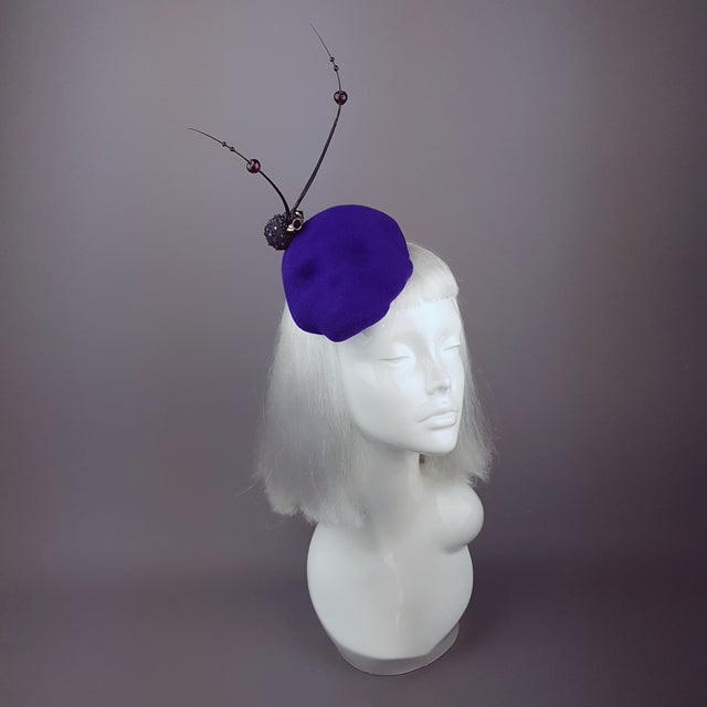 Purple Skull Bug Hat "The Inquisitor"