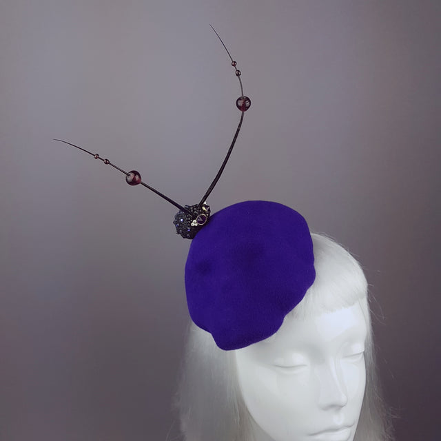 Purple Skull Bug Hat "The Inquisitor"