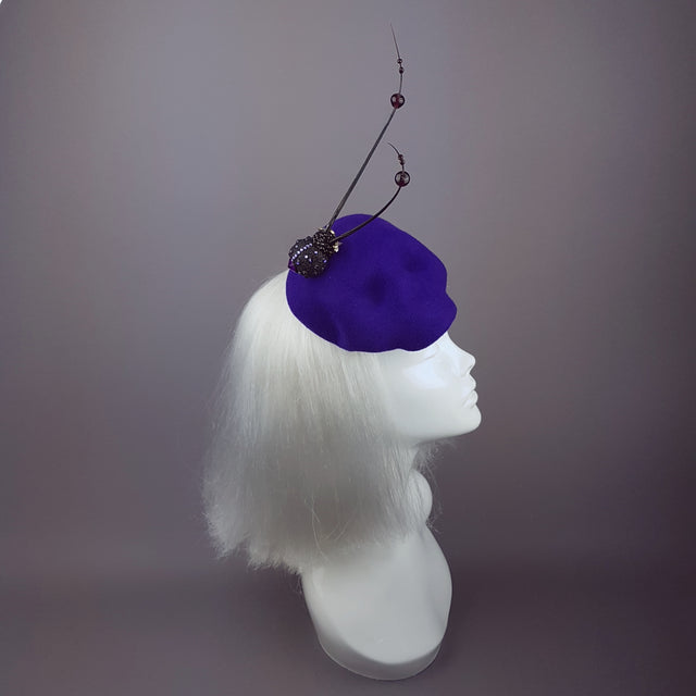 Purple Skull Bug Hat "The Inquisitor"