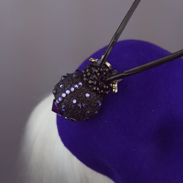 Purple Skull Bug Hat "The Inquisitor"