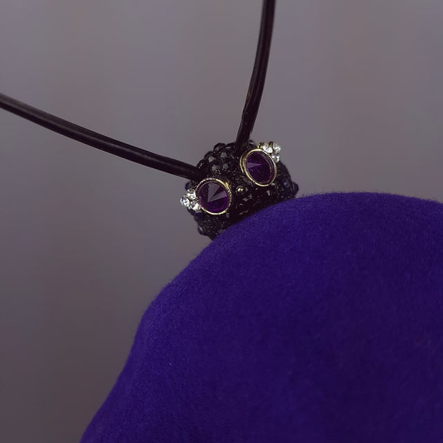Purple Skull Bug Hat "The Inquisitor"