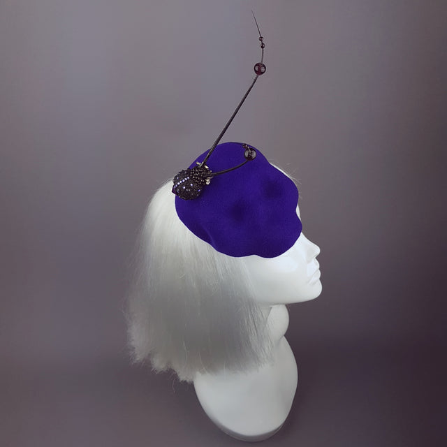 Purple Skull Bug Hat "The Inquisitor"