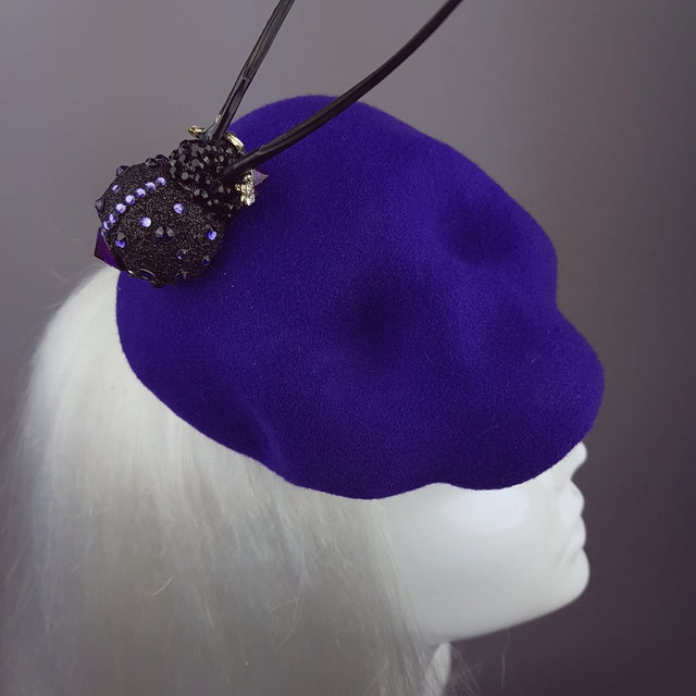 Purple Skull Bug Hat "The Inquisitor"