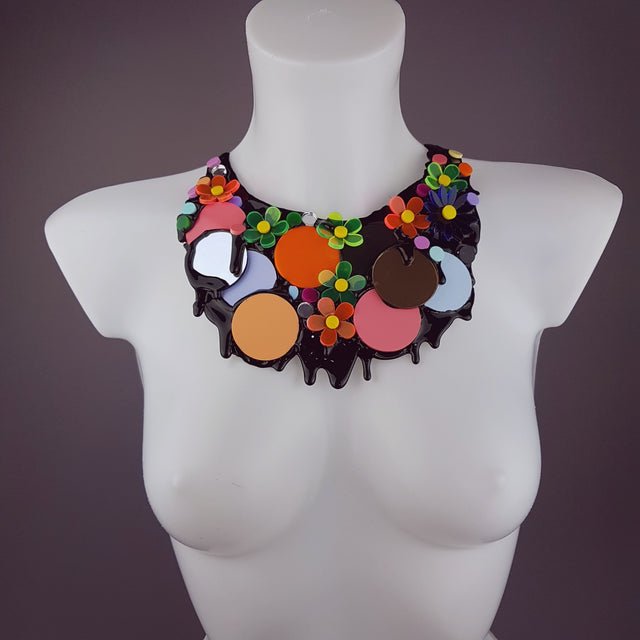 "This Ain't The Summer of Love" Colourful Perspex Neckpiece