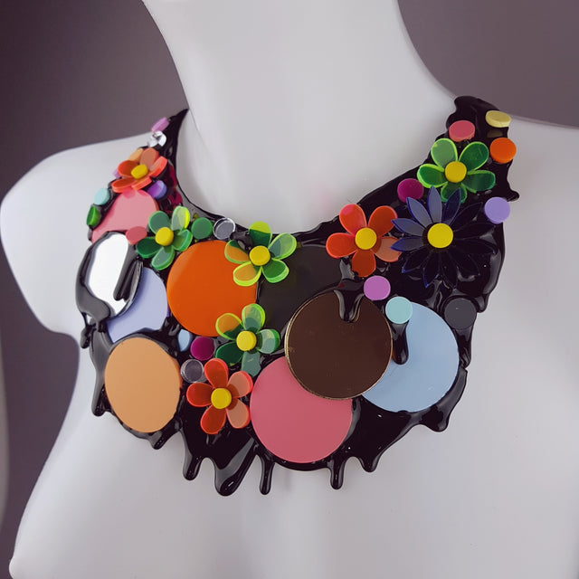 "This Ain't The Summer of Love" Colourful Perspex Neckpiece