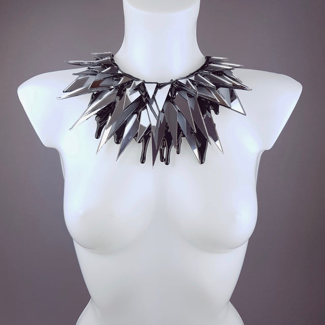 "Fairest of Them All" Mirror Perspex (No Hugs) Neckpiece