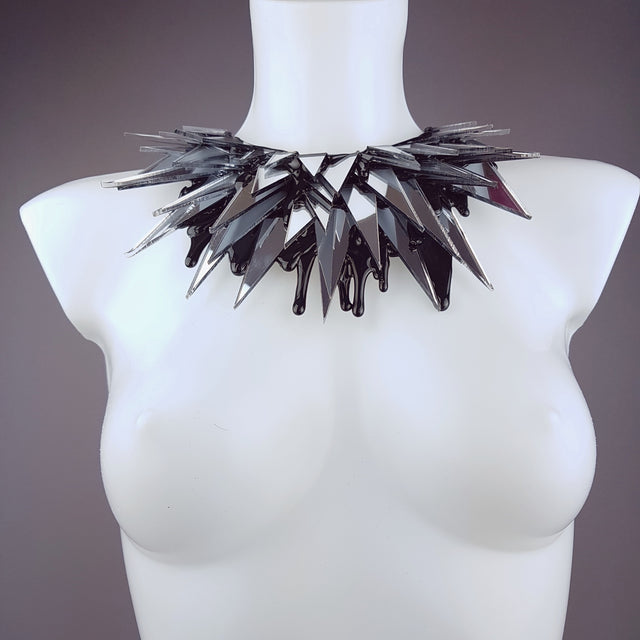 "Fairest of Them All" Mirror Perspex (No Hugs) Neckpiece