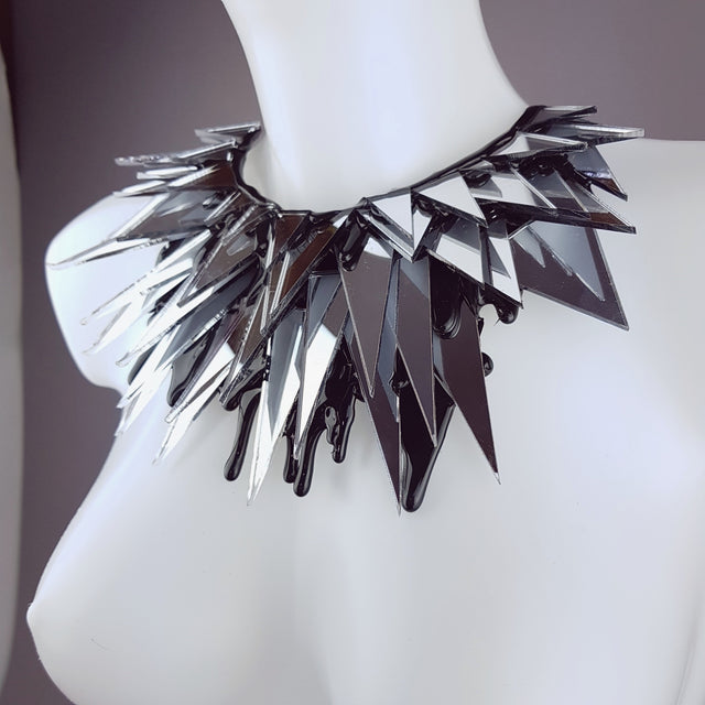 "Fairest of Them All" Mirror Perspex (No Hugs) Neckpiece