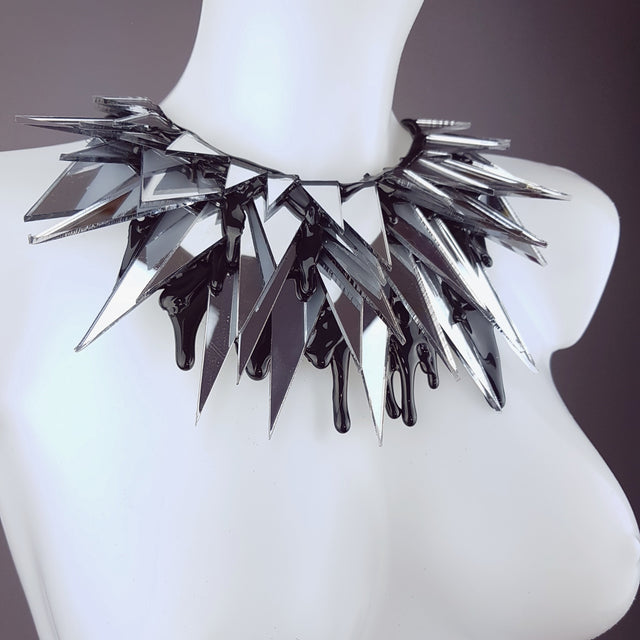"Fairest of Them All" Mirror Perspex (No Hugs) Neckpiece