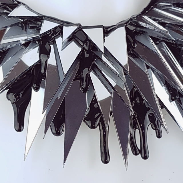 "Fairest of Them All" Mirror Perspex (No Hugs) Neckpiece