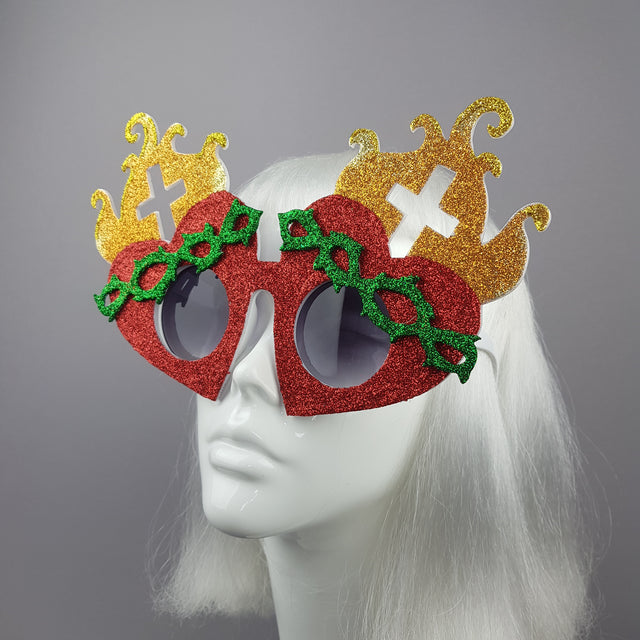 "Holier Than Thou" Sacred Heart Virgin Mary Sunglasses
