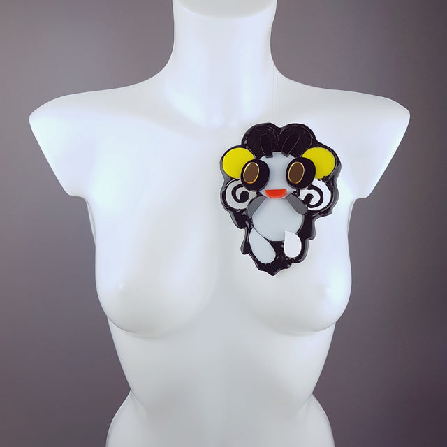 "Loopy Loo" Large Acrylic Sweet Creature Brooch