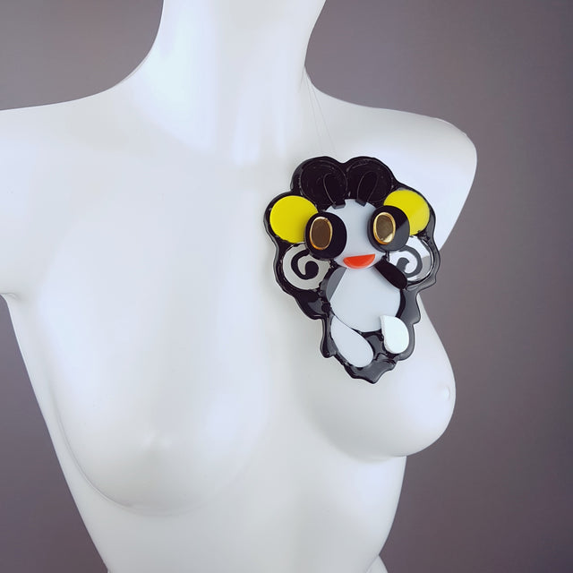 "Loopy Loo" Large Acrylic Sweet Creature Brooch