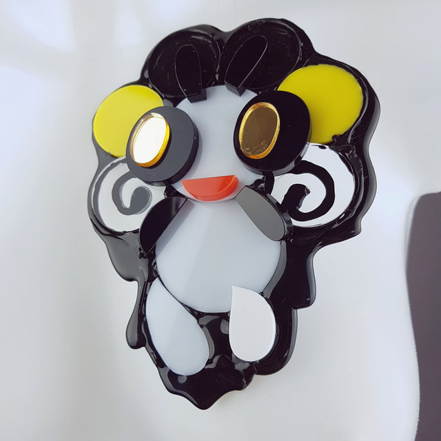 "Loopy Loo" Large Acrylic Sweet Creature Brooch