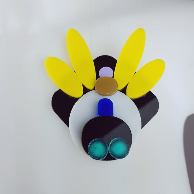 "Buzzz" Acrylic Bug Brooch