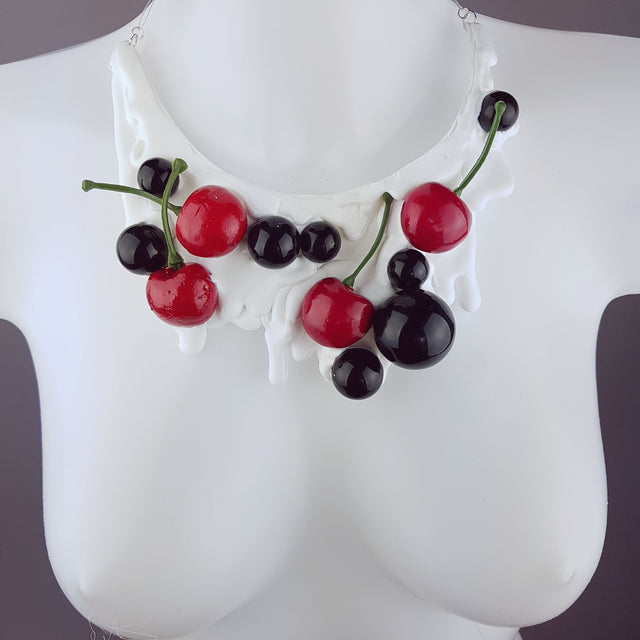 "Cherry Delight" Neckpiece (Similar can be made!)