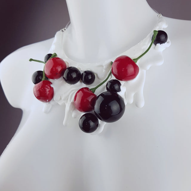"Cherry Delight" Neckpiece (Similar can be made!)