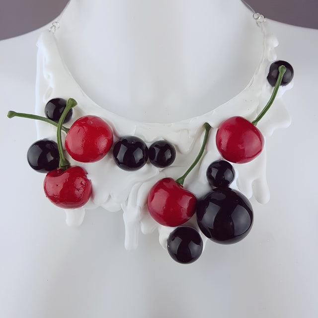 "Cherry Delight" Neckpiece (Similar can be made!)