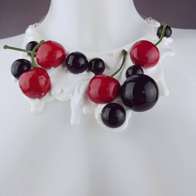 "Cherry Delight" Neckpiece (Similar can be made!)