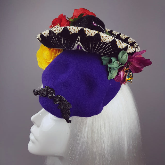 "Mi Amado" Purple Skull Hat