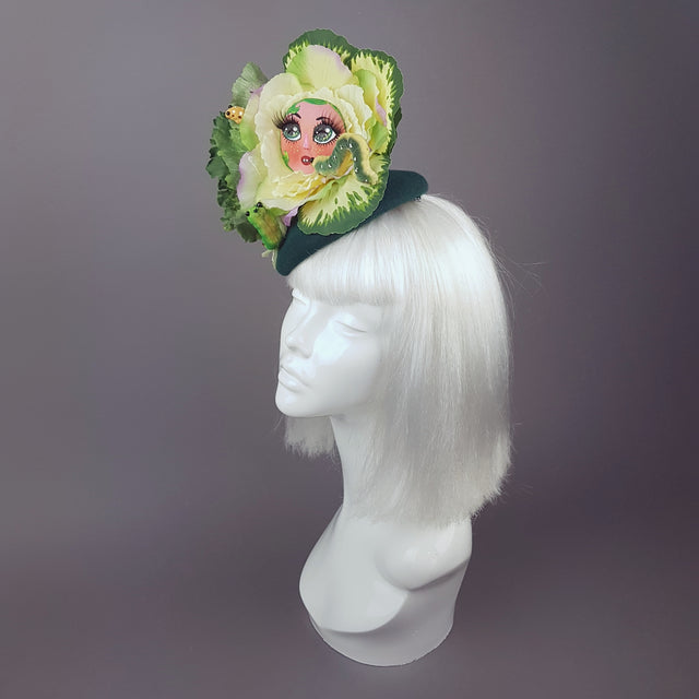 "Petit Chou" Surreal Cabbages Doll Face Hat