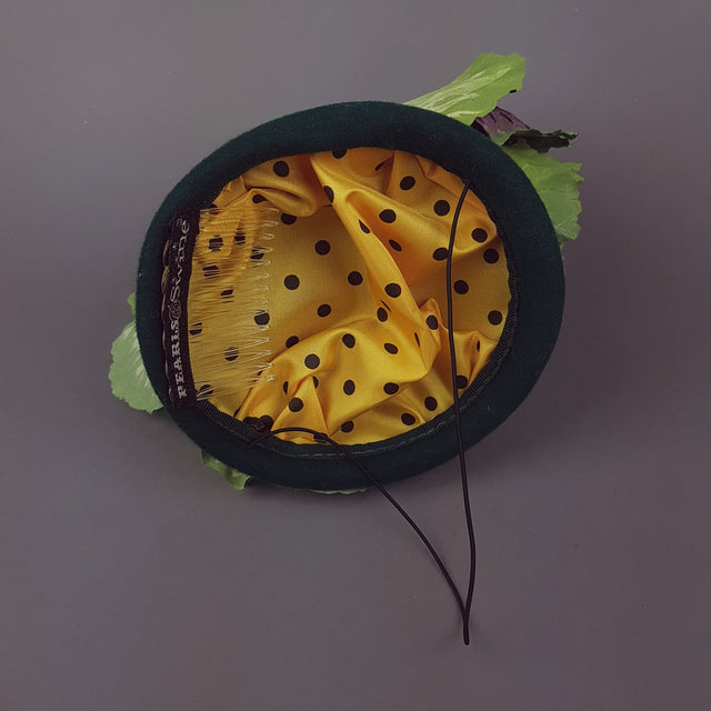 "Petit Chou" Surreal Cabbages Doll Face Hat