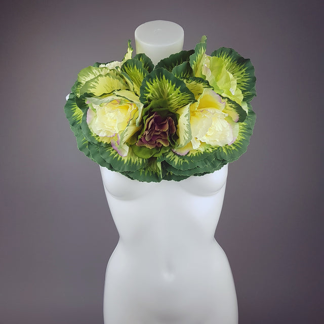 "Chou" Wearable Art Cabbage Neckpiece