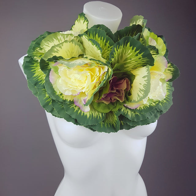 "Chou" Wearable Art Cabbage Neckpiece