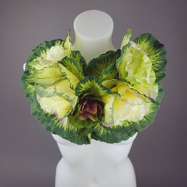 "Chou" Wearable Art Cabbage Neckpiece