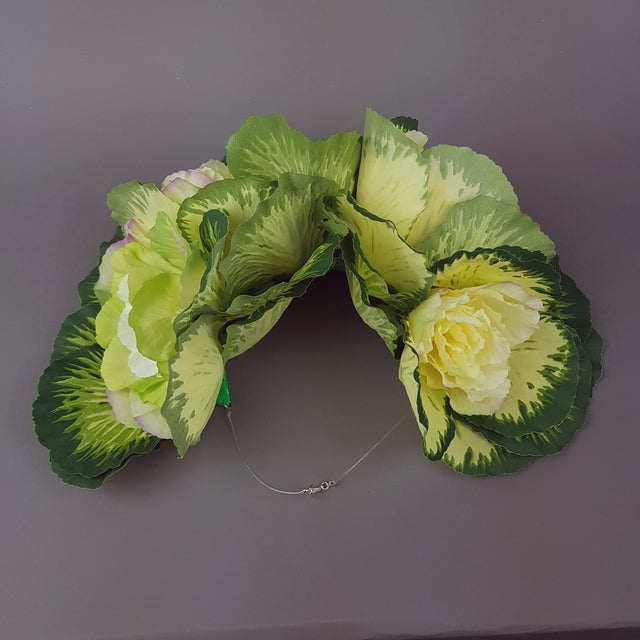 "Chou" Wearable Art Cabbage Neckpiece