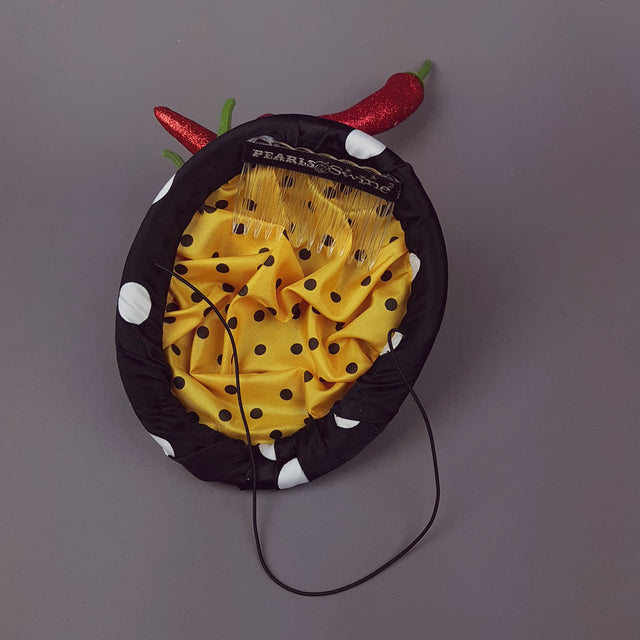 "Some Like It Hot" Chilli & Polka-Dot Hat