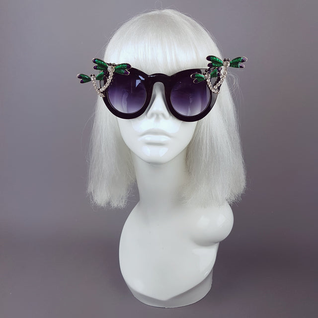 "Libellula" Jewelled Dragonfly Sunglasses