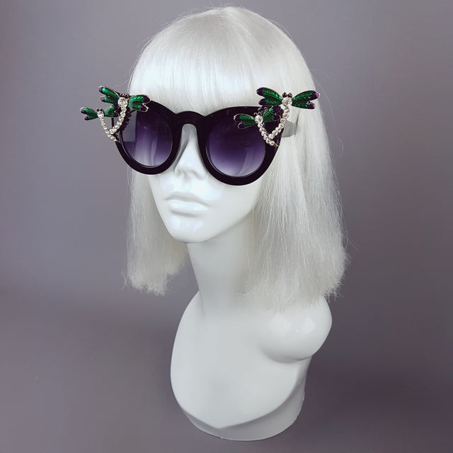 "Libellula" Jewelled Dragonfly Sunglasses