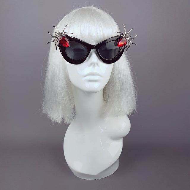 "Lure" Red Jewel Spider Sunglasses
