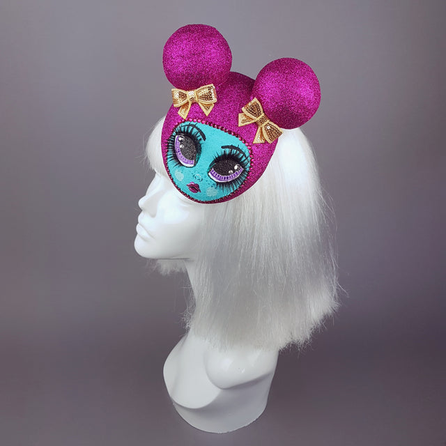 "Pipsy Popsy" Hand Painted Doll Face Fascinator