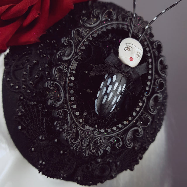 "Doombug" Red Rose Bug Dollface Hat