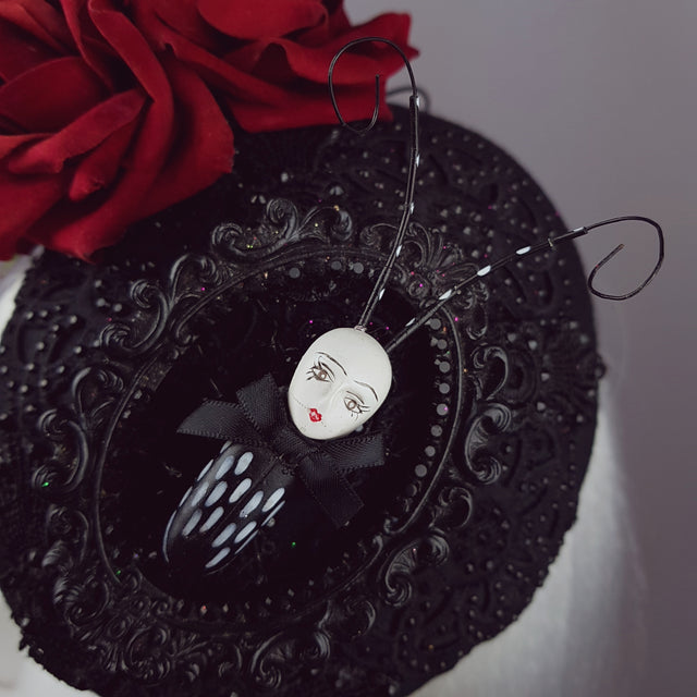 "Doombug" Red Rose Bug Dollface Hat