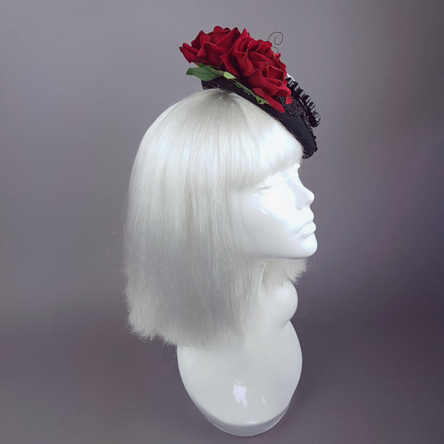 "Doombug" Red Rose Bug Dollface Hat