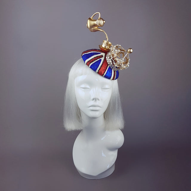 "British-ness" Union Jack Tea Party Crown Hat