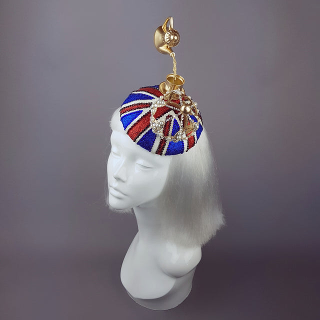 "British-ness" Union Jack Tea Party Crown Hat