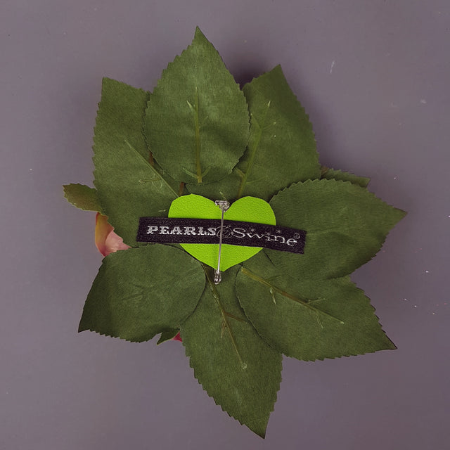 "Rossa" Pink Rose & Cherry Corsage Brooch