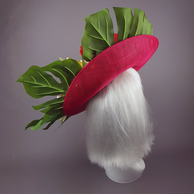 "Carmen" Colourful Tropical Flower & Fruit Hat