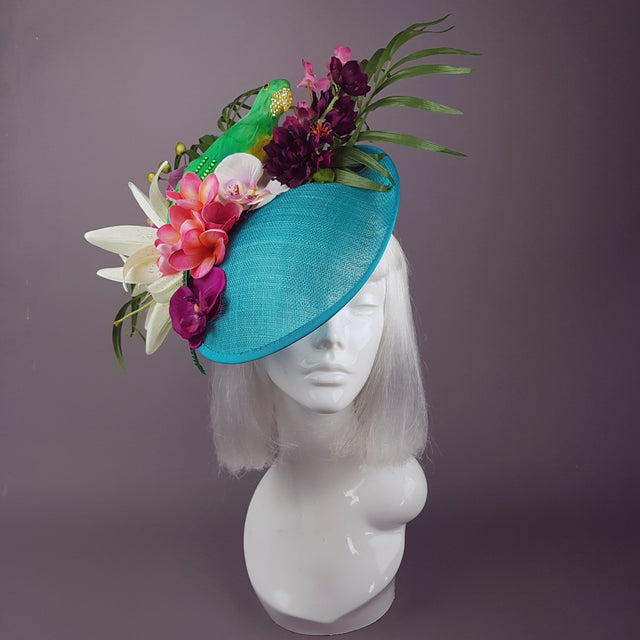 "Paradiso" Parrot Colourful Tropical Flower Hat
